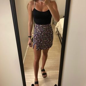 Skylar and Madison Floral Mini Skirt
